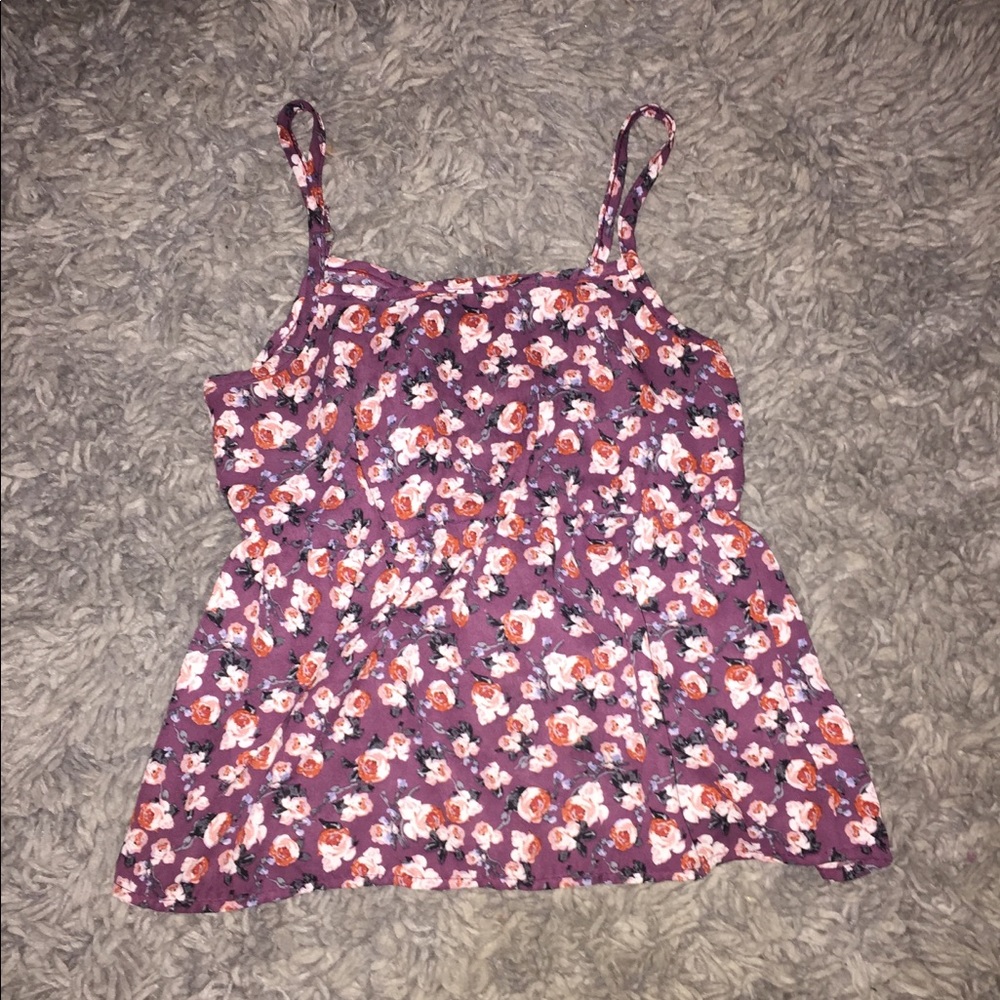 Floral tank top